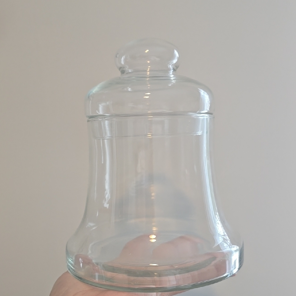 Vintage Large Glass Liberty Bell Jar by Libbey 1976 Bi-Centenial Celebration.